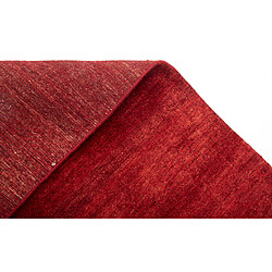 Vidal Tapis de laine 197x140 rouge Juma pas cher