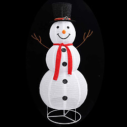 Avis vidaXL Figurine de bonhomme de neige de Noël à LED Tissu 180 cm