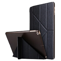 Wewoo Housse Étui Coque Etui à rabat en cuir avec texture de déformation horizontale pour iPad 10,2 pouces Noir