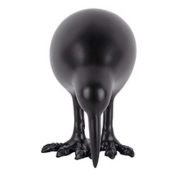 Avis Pt' Statuette Kiwi en aluminium noir.