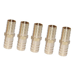 Acheter laiton barbelé tuyau tube tube pagode raccord coupleur connecteur 5 pcs 16mm-16mm