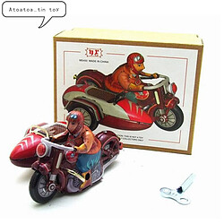 Avis Universal Retro Collector Tin Toy Classic Smaps enroulez les clés clés des jouets en étain à trois roues à roues et enfants adultes