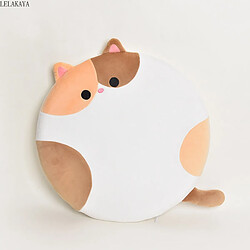 Universal 40cm Mignon Animal Cartoon Cat Shiba Inu Chaise ronde Coussin Coussin Canapé Décoration Cadeau Peluche Oreiller doux Jouet Coussin arrière Poupée | Oreiller de luxe