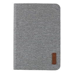 Etui en PU texture, auto-absorbée gris pour votre Apple iPad mini (2021)