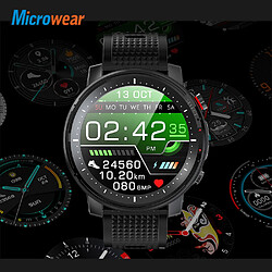 Universal Smartwatch Homme IP68 Imperméable Télécommande Intelligente Tension Artérielle Fréquence Cardiaque Exercice Fitness | Smartwatch (Noir)