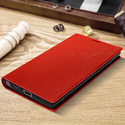 Avis Avizar Étui Galaxy S22 Ultra Folio Cuir Véritable Porte cartes Support Vidéo - rouge