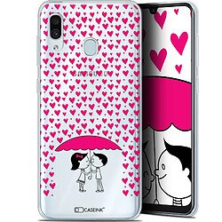 Caseink Coque Pour Samsung Galaxy A30 (6.4 ) [Gel HD Collection Love Saint Valentin Design Pluie d'Amour - Souple - Ultra Fin - Imprimé en France]