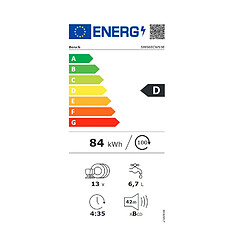 Lave-vaisselle 60cm 13 couverts 42db - sms6ecw93e - BOSCH