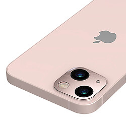 WE Protection d'objectifs appareil photo iPhone 13 Rose: Alliage d'aluminium - anti-rayrures - fixation colle 3M