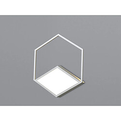 Inspired Plafonnier/Applique Kubick, LED 32W, 3000K, 1870lm, Blanc, 3 ans de garantie