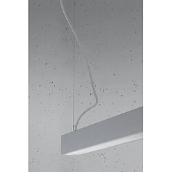 Luminaire Center Plafonnier LED intégré Pinne Acier blanc 1 ampoule 12,5cm pas cher