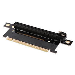 Acheter Carte D'ascenseur De PCI Express 16X Carte D'adaptateur De Montée De 90 Degrés D'angle Droit Pour L'ordinateur 1U / 2U