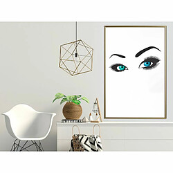 Paris Prix Affiche Murale Encadrée Piercing Gaze 40 x 60 cm Or