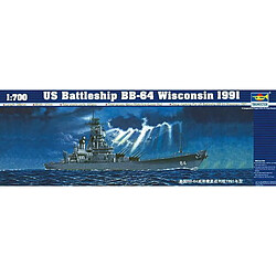 Schlachtschiff USS Wisconsin BB-64 1991 - 1:700e - Trumpeter