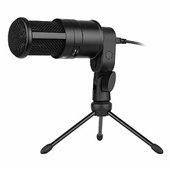 Avis Justgreenbox Microphone de bureau à condensateur alimenté par USB Micro cardioïde PC Plug and Play - 1005001825794414