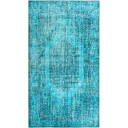 Vidal Tapis de laine 284x155 turquoise Ultra Vintage