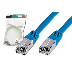 Digitus Patch Cable, SFTP, CAT5E, 1M, blue câble de réseau Bleu