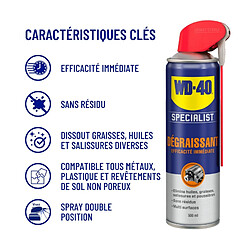 Avis WD40 SPECIALIST DEGRAISSANT 500ML WD40 SPECIALIST - 33392/NBA