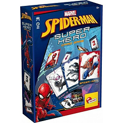 Lisciani - Jeu de Cartes Spider-Man - Jeu de Societe - 40 Cartes d'Action - Personnages Illustrees - A Jouer en Famille ou entre Amis - 2 Joueurs ou Plus - Pour Enfants a Partir de 6