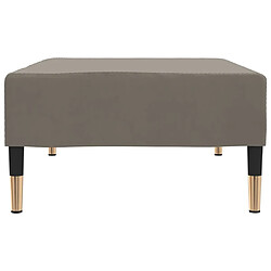 Acheter Maison Chic Repose-pied,Tabouret confortable Gris clair 78x56x32 cm Velours -MN65352