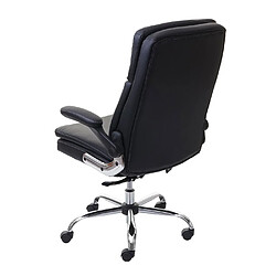 Acheter Mendler Chaise de bureau HWC-F83 fauteuil directorial pivotant, ressorts en spirale, similicuir ~ noir