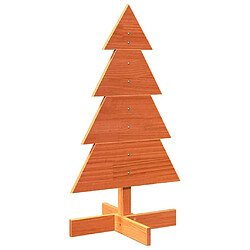 vidaXL Arbre de Noël en bois pour décoration 80 cm bois de pin massif