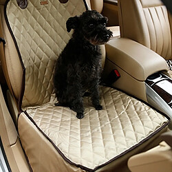 Wewoo Antidérapant pliant imperméable à l'eau abricot de voiture vice housse de siège tapis de coussin chien chat, taille: 58 x 45 x 45 cm abricot