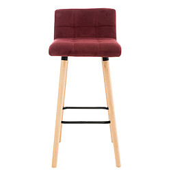 Non Tabouret de bar en velours Lincoln