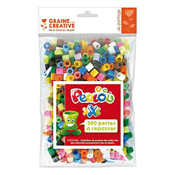 Graines Creatives Sachets de 500 perles à repasser XXL - 10 mm