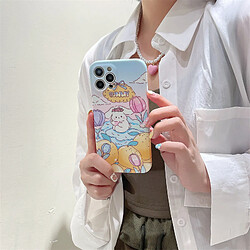 GUPBOO Étui pour iPhone11ProMax Fruit orange bunny girl étui de téléphone portable dessin animé doux