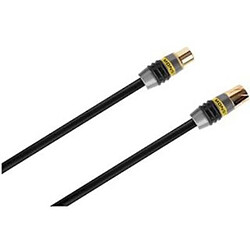 Monster MC MV2APCX-10M WW Câble d'antenne PAL coaxial 10 m Noir