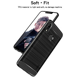 Acheter Wewoo Coque en TPU Soft Fibre de Carbone Texture pour Huawei Honor Play Bleu