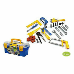 BigBuy Fun Jeu d'outils pour les enfants Bleu 25 Pièces