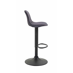 Avis Non Tabouret de bar Kiel tissu noir