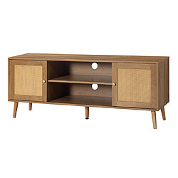 Acheter Bestmobilier Goto - meuble tv - bois - 140 cm