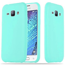 Cadorabo Coque Samsung Galaxy J1 2015 Etui en Bleu