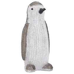 Acheter vidaXL Silhouette de pingouin de Noël LED Acrylique 30 cm