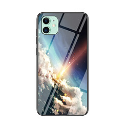 Coque en TPU hybride de ciel étoilé ciel clair pour votre Apple iPhone 11 6.1 pouces