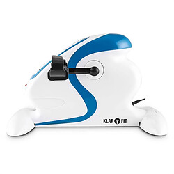 Avis Klarfit Cycloony MiniBike Appareil d'entraînement 120 kg télécommande blanc/bleu Klarfit