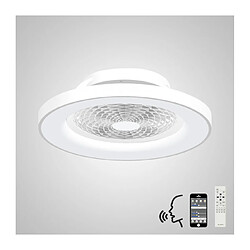 Avis Luminaire Center Plafonnier ventilateur Tibet blanc 1 ampoule 20cm