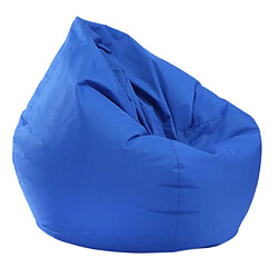 Housse De Pouf De Rangement Pour Animaux En Peluche Imperméable Bleu Royal Et Gris