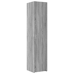 vidaXL Buffet haut sonoma gris 40x42,5x185 cm bois d'ingénierie