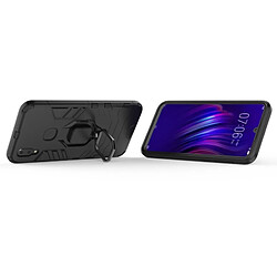 Wewoo Coque Housse de protection antichoc PC + TPU pour Vivo V11i, avec support d'anneau magnétique (Noir) pas cher