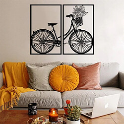 DEKORY Décor d'art Mural Bicyclette, Vélo de ville- 82x60 cm