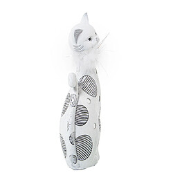 Acheter Figurine Décorative Alexandra House Living Blanc Acrylique Plastique Mélamine Chat