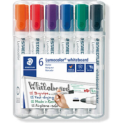 STAEDTLER Marqueur tableau blanc 351 Lumocolor, étui de 6 ()