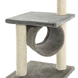 Acheter vidaXL Arbre à chat avec griffoirs en sisal 65 cm Gris