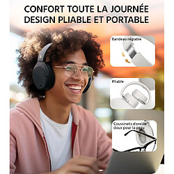 Edifier W830NB - Casque Supra-auriculaire sans Fil avec ANC -45 DB, Batterie 94H, Son Haute résolution LDAC, Bluetooth V5.4 - Noir pas cher