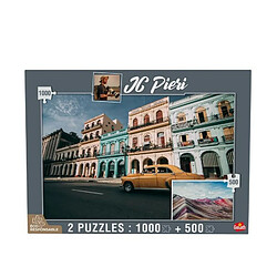 GOLIATH - Puzzle - Collection JC Pieri - La Havane Cuba et Rainbow Mountain Perou