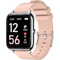 Vendos85 Montre Connectée Femmes Homme Smartwatch Intelligente rose